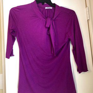 Dark Purple 3/4 Sleeve Top
